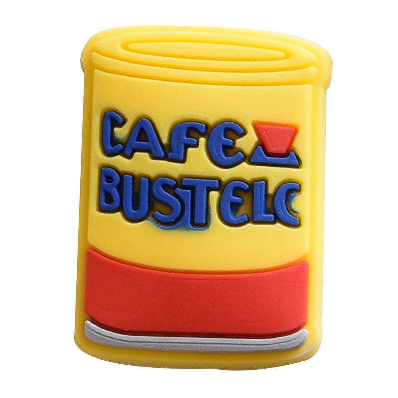 Wholesale 100pcs Random PVC Plastic Drop Soft Rubber Shoe Flower Cartoon Cave Shoe Buckle Shoes Charm