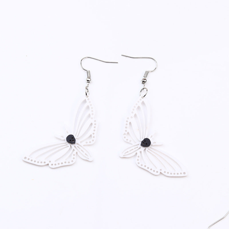 Wholesale  Skull Snake Frog Spliced Acrylic Earrings - Trendy Jewelry Accessory for Gift or Resale