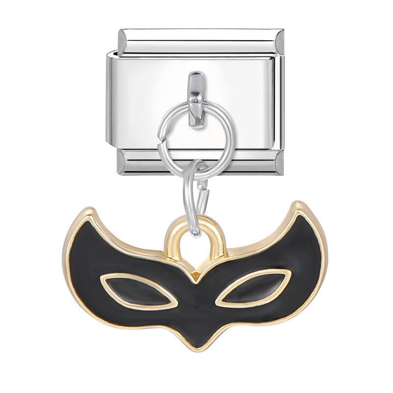 Wholesale Italian Beaded Bracelet 9mm DIY Splicing Removable Stainless Steel Combinable Bracelet