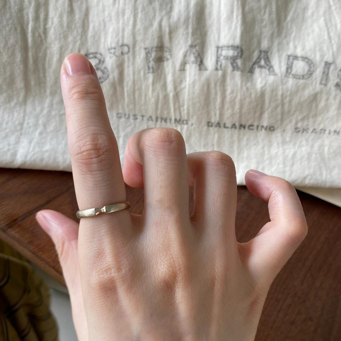 Wholesale butterfly diamond ring light luxury  open ring