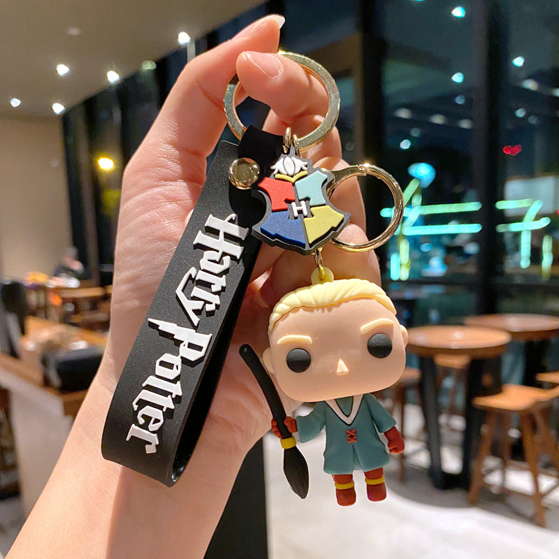 Wholesale Cartoon Cute PVC Soft Keychains Creative Keychain ACC-KC-XinShu014