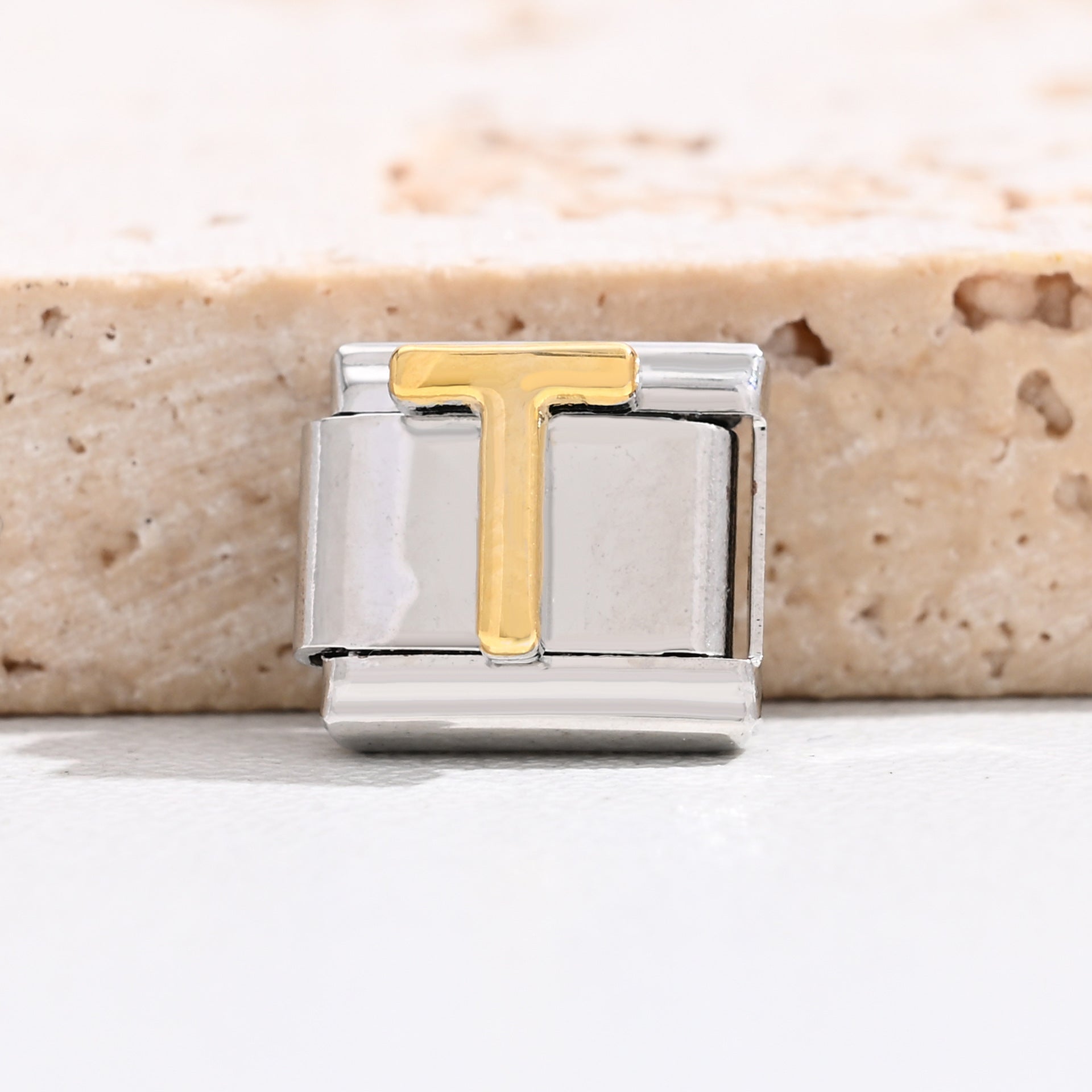 Wholesale 9mm Italian Charm Starter Bracelets DIY Letters Stainless Steel Composable Bracelet