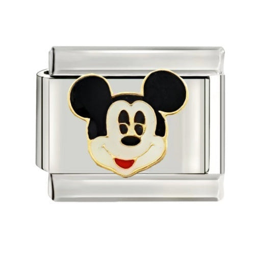 Wholesale 9mm Italian Charm Starter Bracelets DIY square Single Section Creative Stainless Steel Composable Bracelet