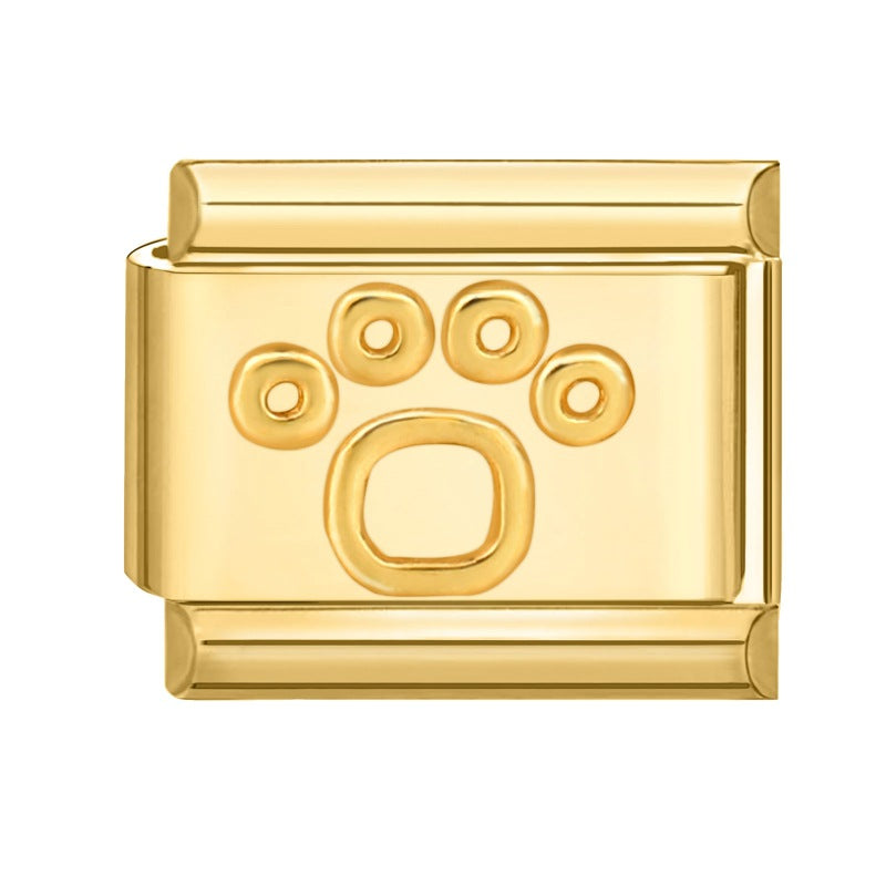 Wholesale 9mm Italian Charm Starter Bracelets DIY square Single Section Creative Stainless Steel Composable Bracelet