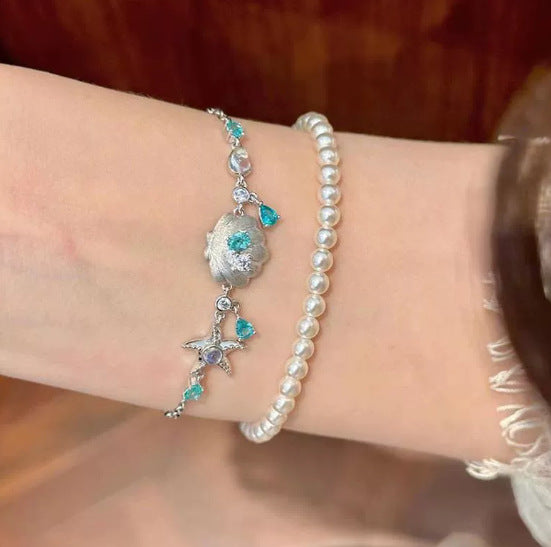 Wholesale  Starfish Shell Hand Jewelry Bracelet