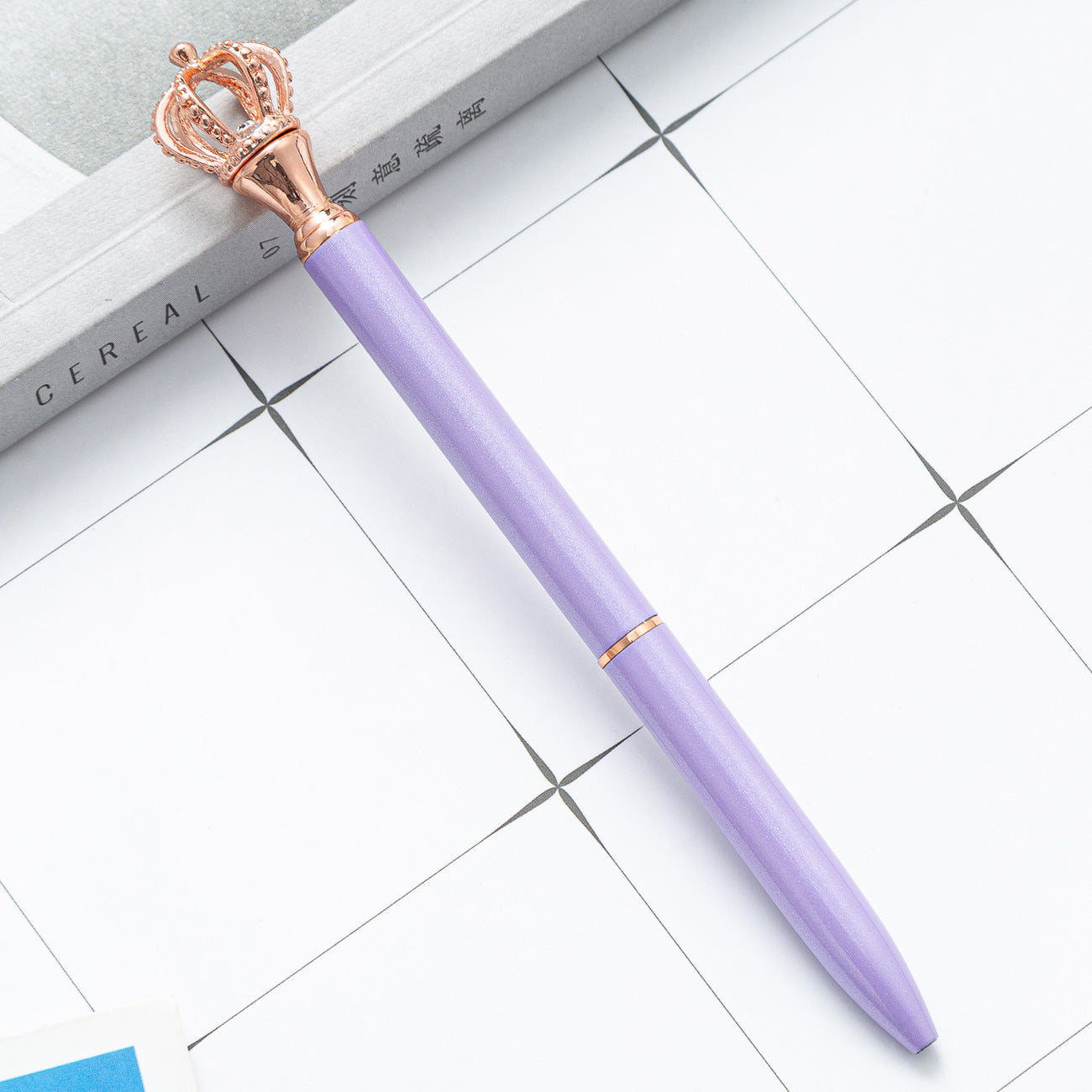 Wholesale Back to School Crown ballpoint pen cute cartoon  metal pen