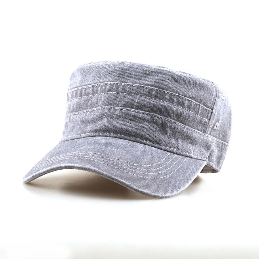 Wholesale  solid color mesh military cap