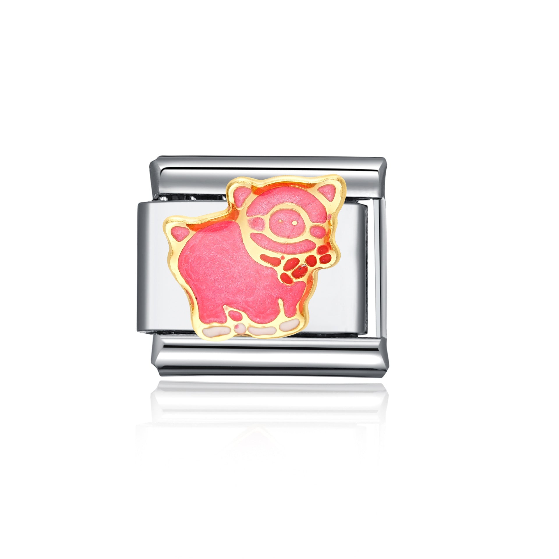 Großhandel italienisches Charmearmband 9mm DIY Spleißen süßer kreativer Anhänger Edelstahl komponierbares Armband