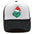 Wholesale Christmas green hair monster embroidered label grid baseball cap