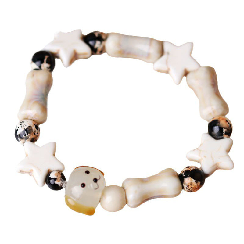 Wholesale Ceramic Puppy Bracelet ACC-BT-YXH004