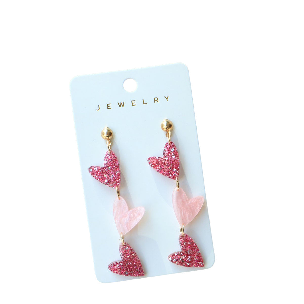 Wholesale  Valentine's Day love acrylic earrings
