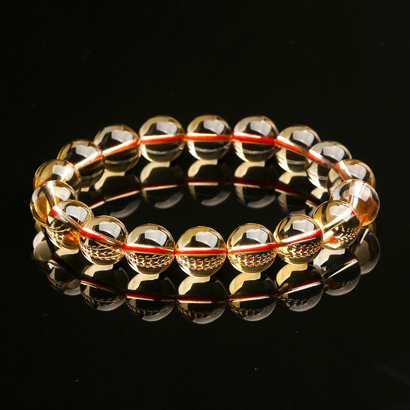 Wholesale Natural yellow crystal bracelet