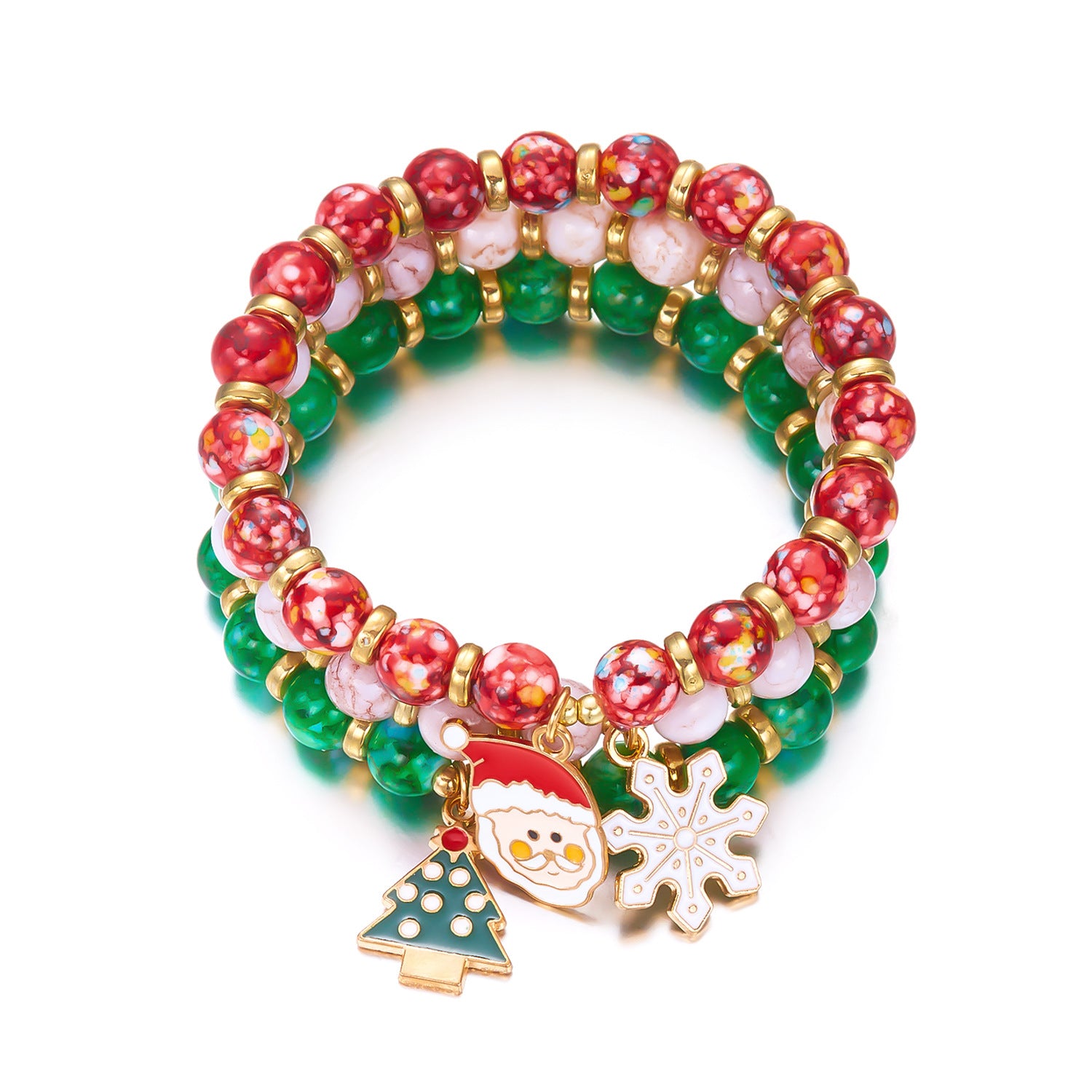 Wholesale Christmas Beaded Bracelets