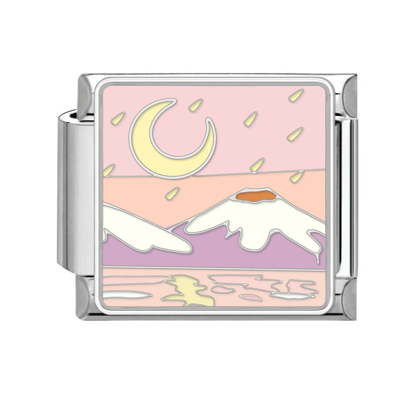 Wholesale Italian Charm Bracelet 9mm DIY Splicing Cute Creative Pendant Stainless Steel Composable Bracelet