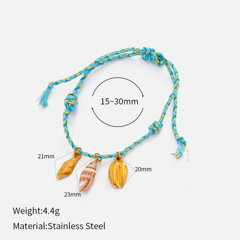 Wholesale dopamine woven stainless steel necklace