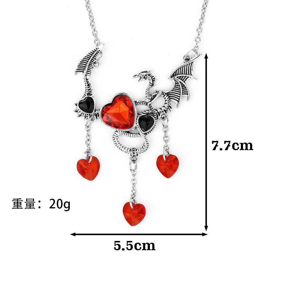 Wholesale Gothic Bat Necklace Choker,  Dark Rose  Jewelry Accessory,  Trendy Vampire Pirate Style for Costume Party