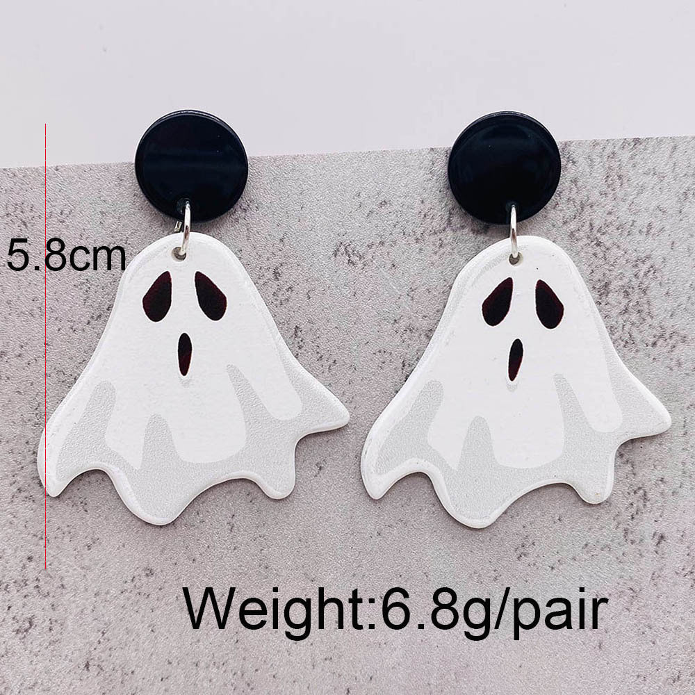 Wholesale Love Halloween Acrylic Earrings