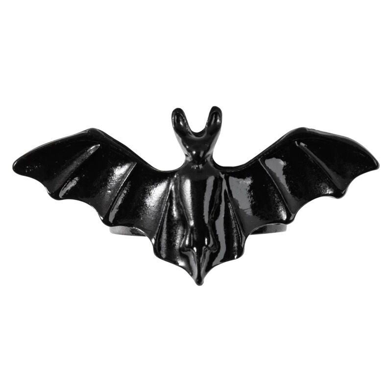 Wholesale Alloy Gothic Bat Open Ring Dark  Jewelry Accessory Unisex