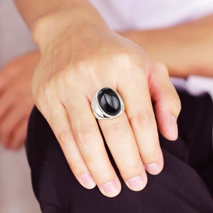 Wholesale Fashion retro domineering forefinger men's adjustable ring