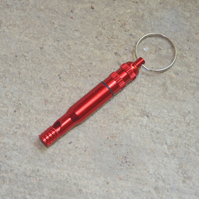 Wholesale Colorful Aluminum Whistle Keychain ACC-KC-KaBiao009