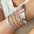 Wholesale  4pcs/set alloy love knot bracelet set creative heart love geometric cross bracelet