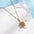 Wholesale  copper gold-plated zircon marine turtle titanium steel necklace