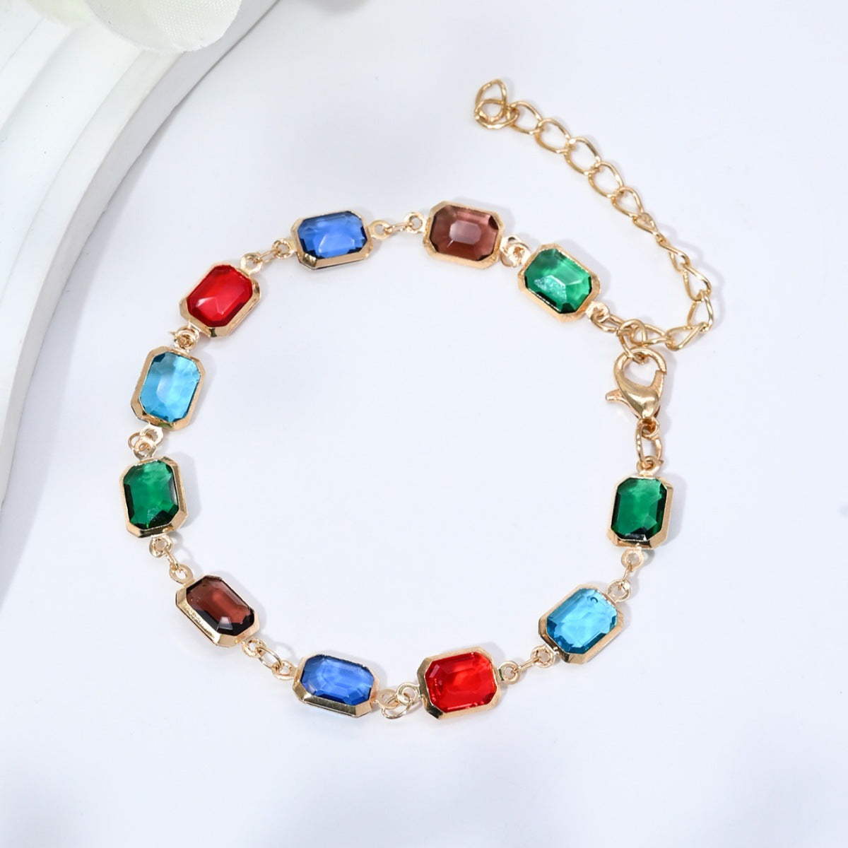 Wholesale Heart-shaped butterfly and flower bracelet