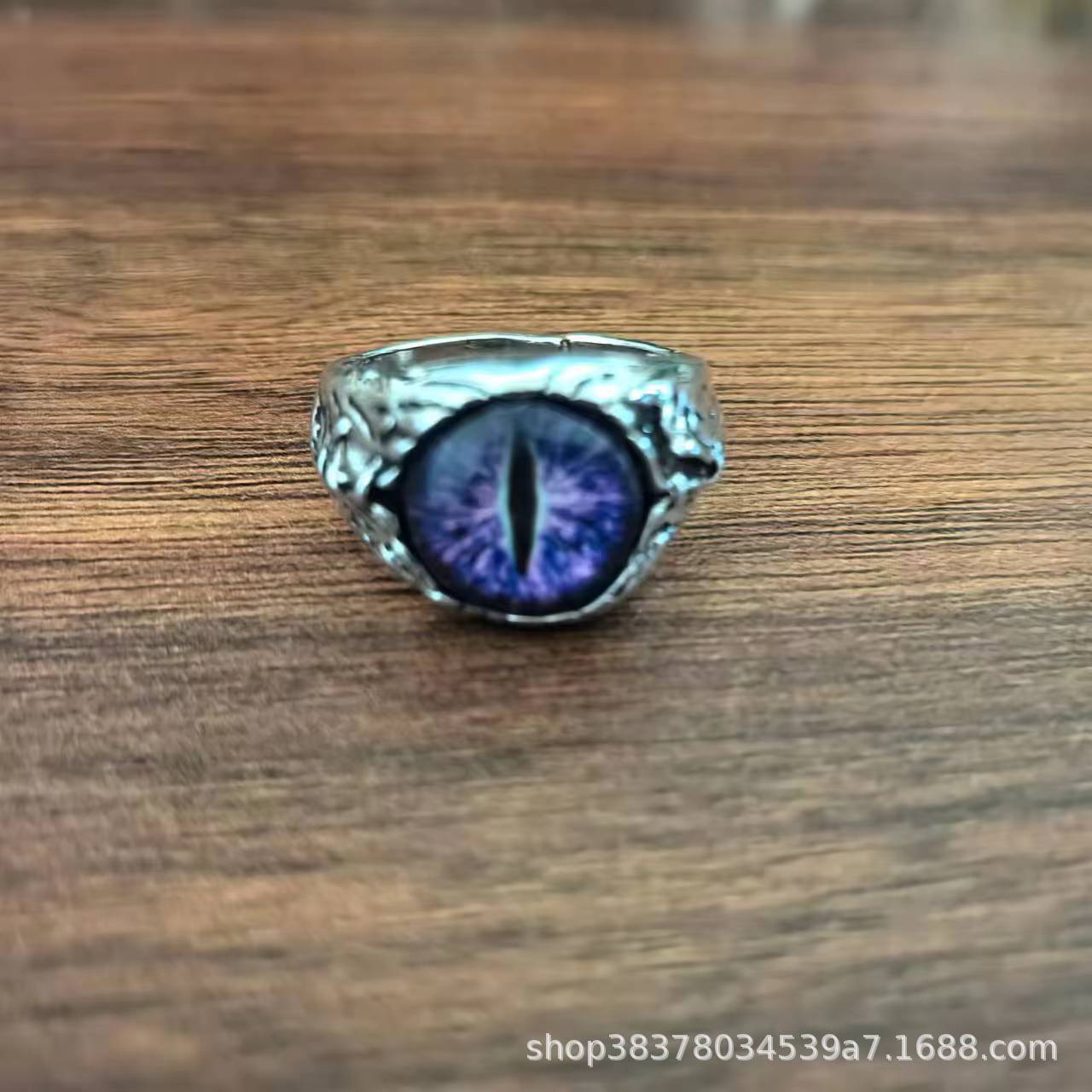 Wholesale Fashion Evil Eye Ring Adjustable Zinc Alloy Jewelry Accessory for Resale