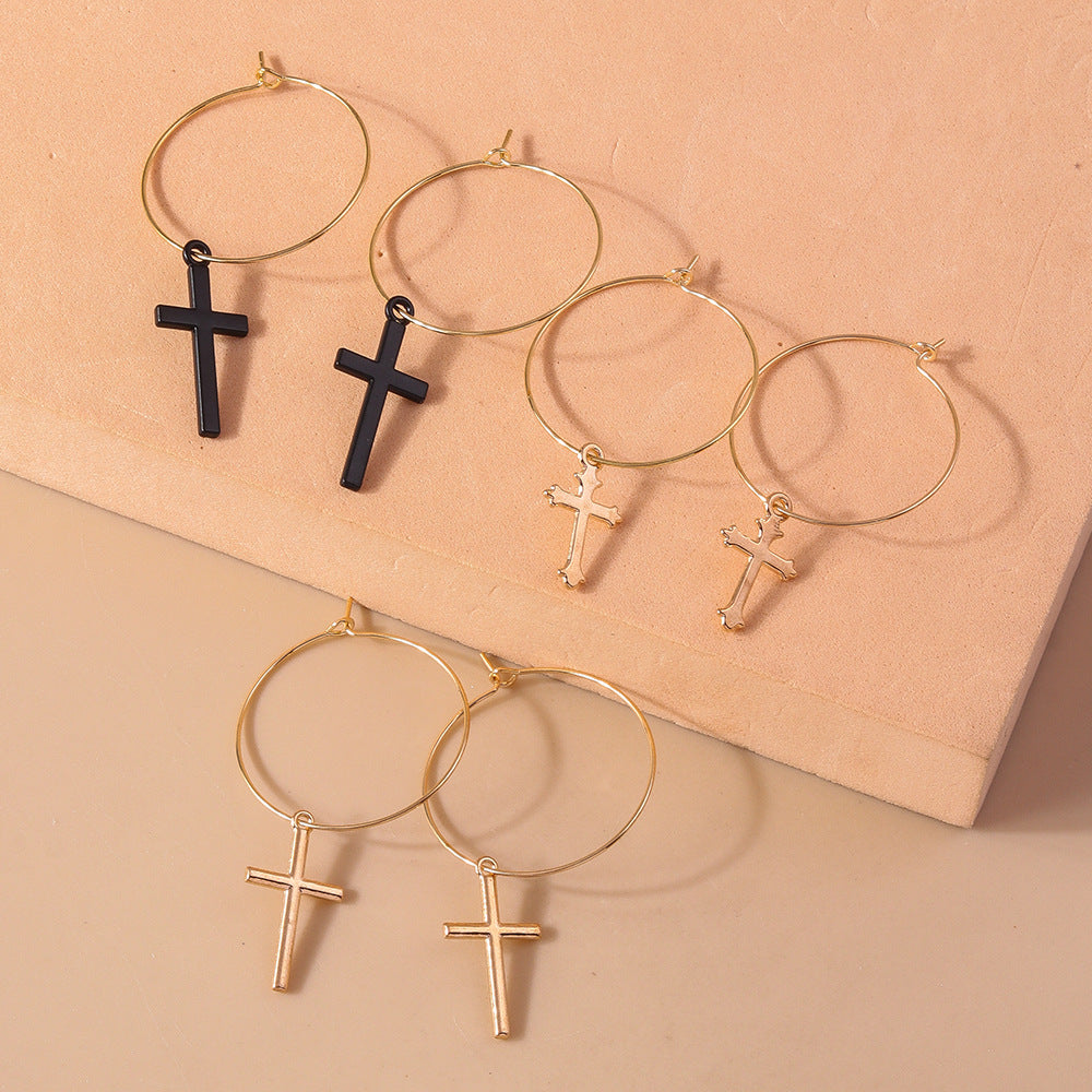 Wholesale Luxury Cross Earrings