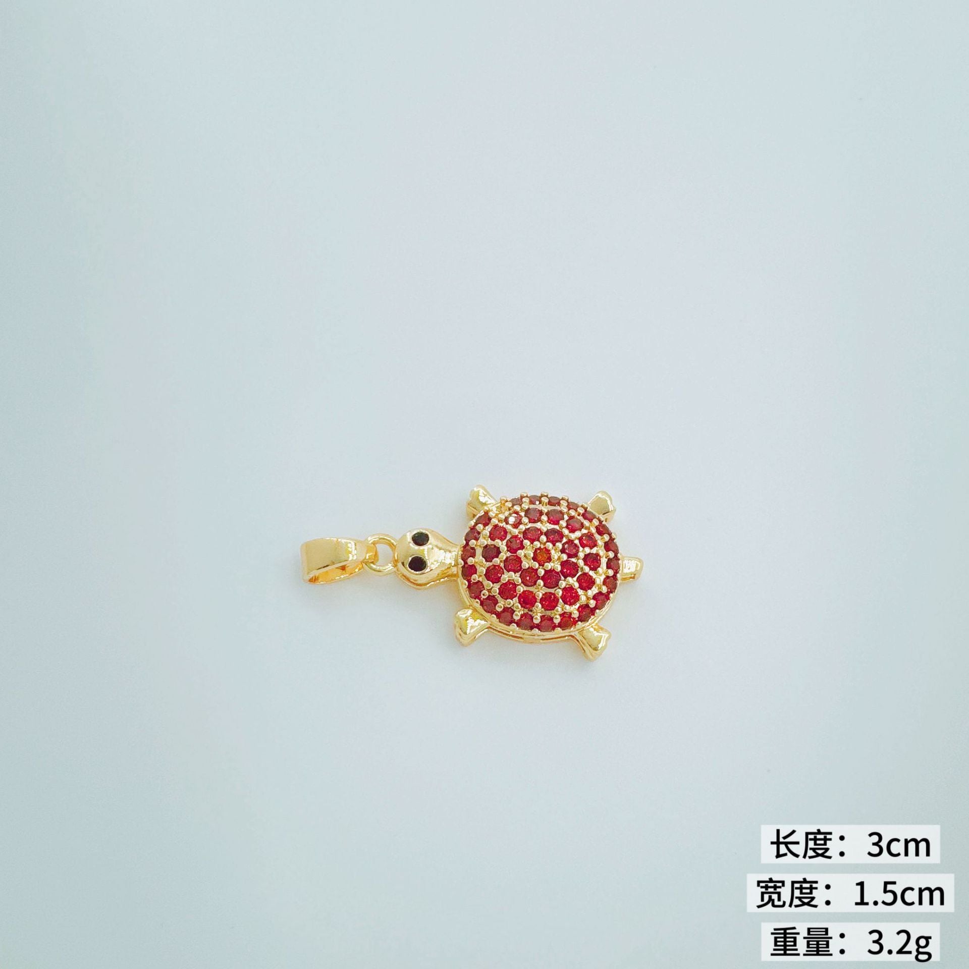 Wholesale Stylish Turtle Pendant Necklace Copper Crystal Chain Jewelry Ocean Theme Accessory for Resale
