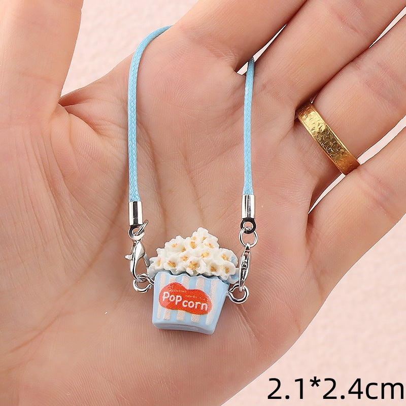 Wholesale Cute cartoon mini popcorn doll accessories