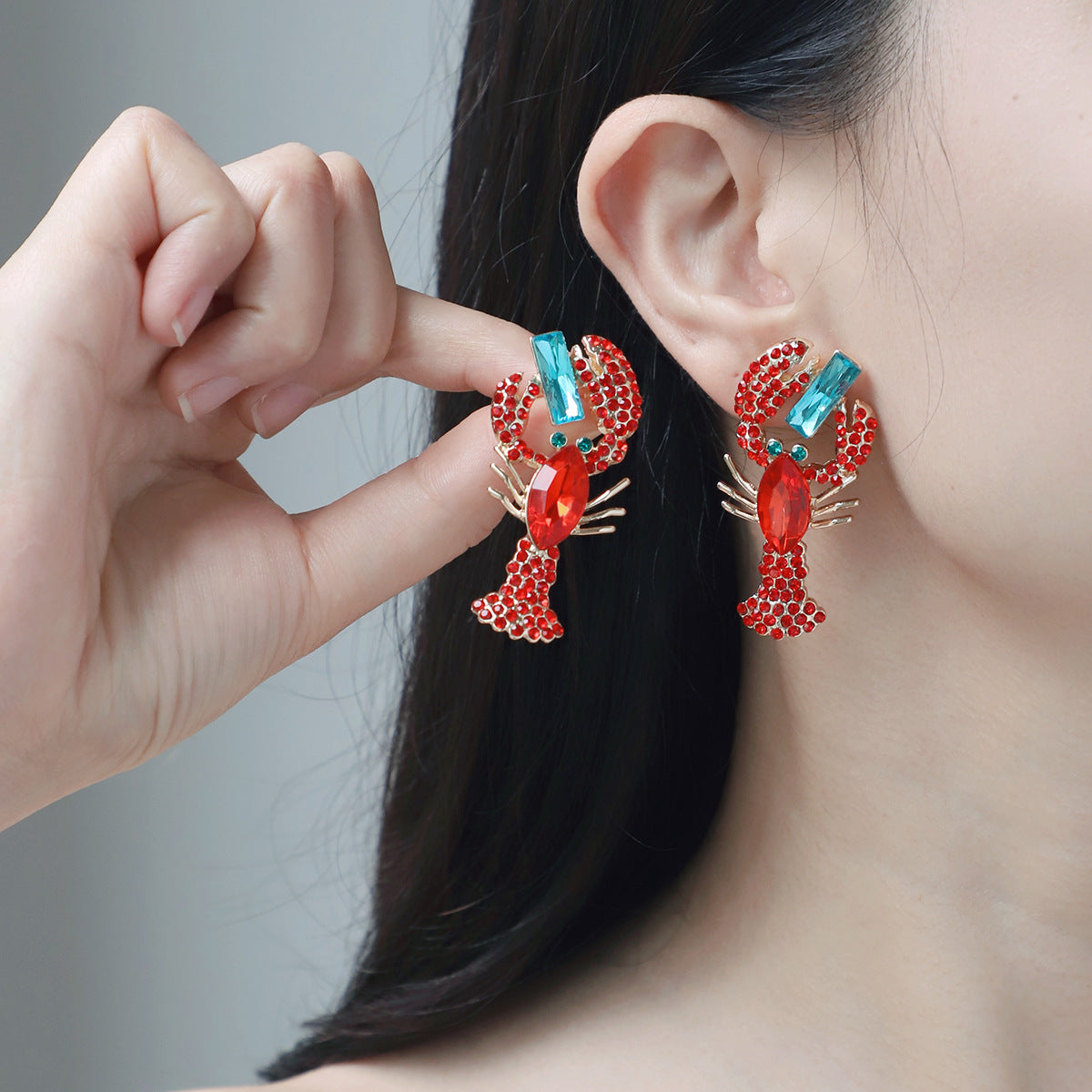 Wholesale Summer Beach Party Earrings Seahorse Crab Shell Earrings ACC-ES-KJ009