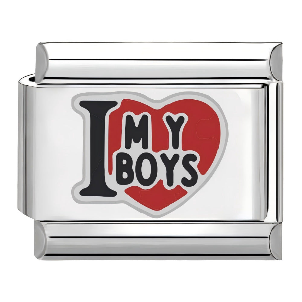 Wholesale 10pcs Italian Charm Bracelet 9mm DIY Splicing Car Logo Heart Moon Stainless Steel Composable Bracelet