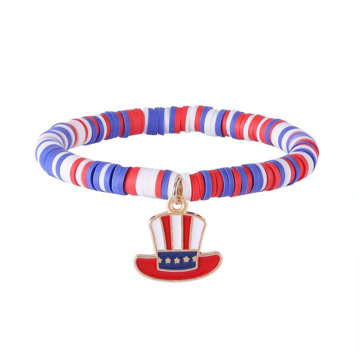 Wholesale Independence Day red, white and blue elemental hand ornament