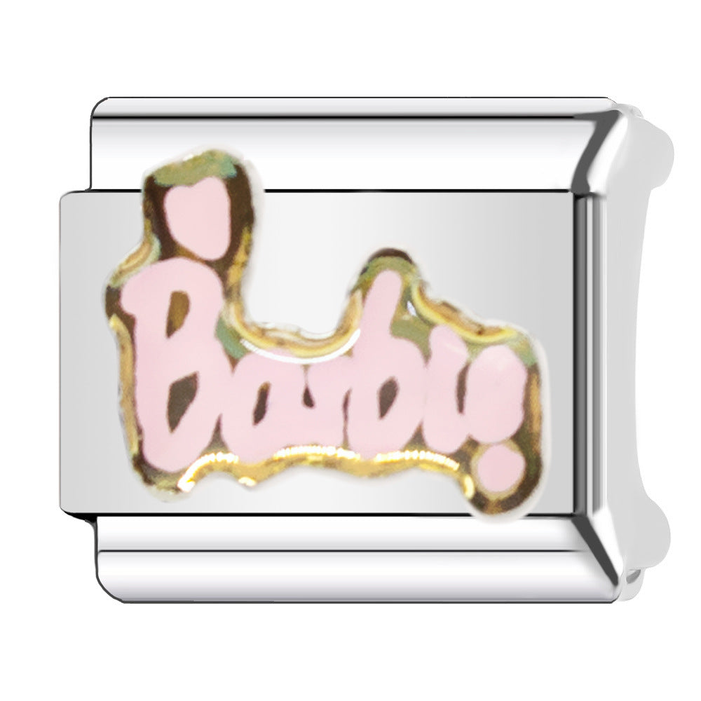 Wholesale Italian Charm Bracelet 9mm DIY  Spliced Strap  Creative Stainless Steel Composable Bracelet