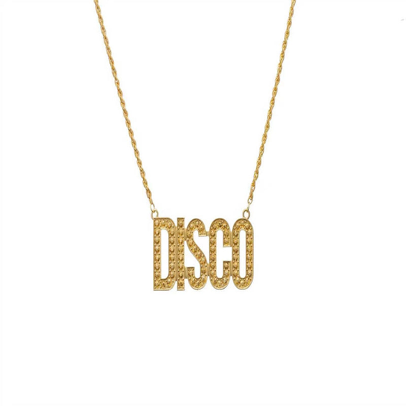 Wholesale Letter Personality Hip Hop Alloy Necklace ACC-NE-AnHe001