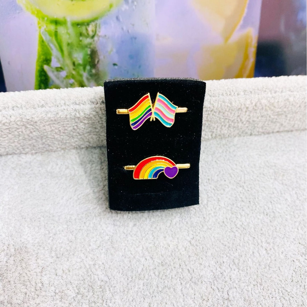 Wholesale The New Rainbow Colorful Oil-Drip Set Is Suitable for Apple,  Xiaomi,  Huawei,  and Samsung Silicone Watch Straps DIY Accessories in Stock