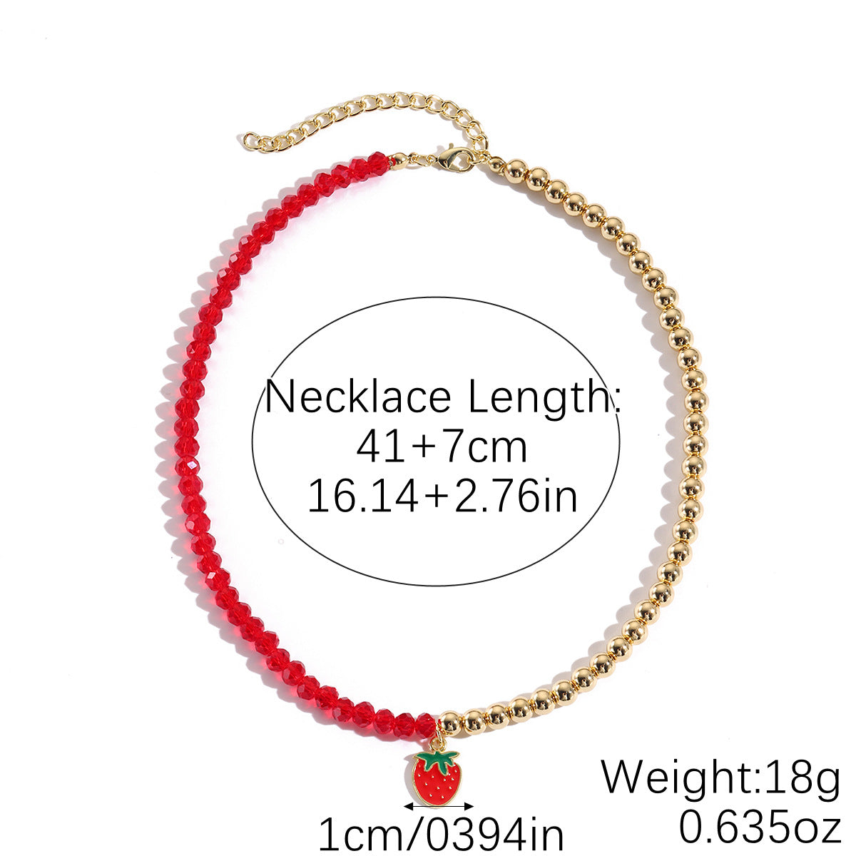 Wholesale Valentine's Day Sweet Cherry Necklace