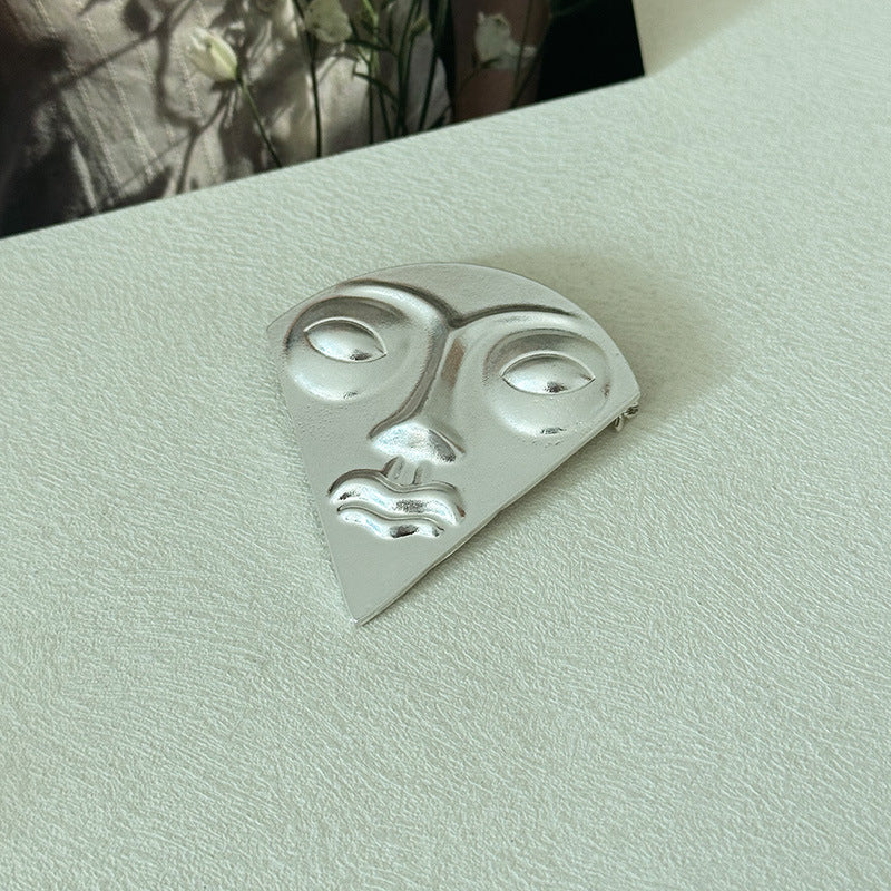 Wholesale  exaggerated unique inverted triangle face facial  big eyes nose lips earrings