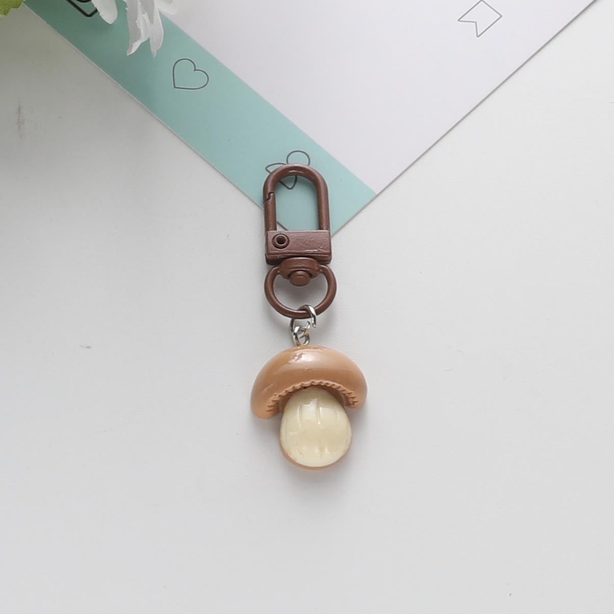 Wholesale  Food Keychain Mushroom Keychains