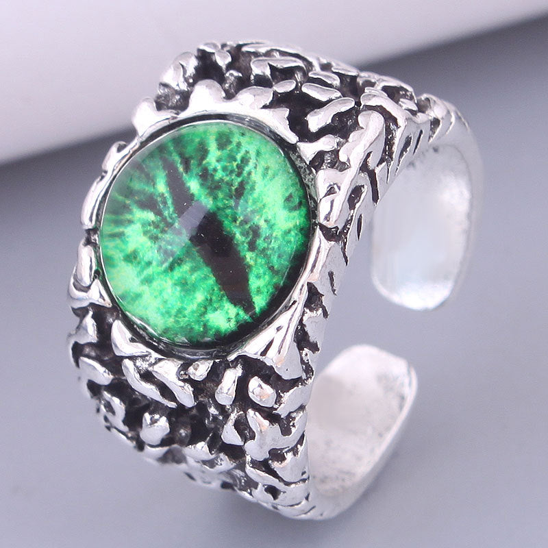 Wholesale Vintage Devil Eye Open Ring Adjustable Rings ACC-RS-Weiy001