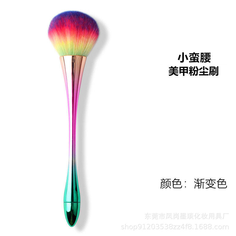 Wholesale Plastic Small Waist Loose Powder Blush Makeup Brush ACC-MB-Fengg002