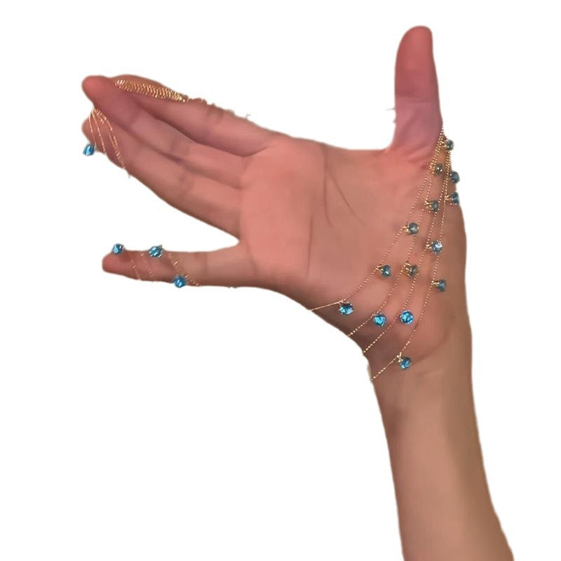 Wholesale  Multi-layer Stacked Zircon Necklace