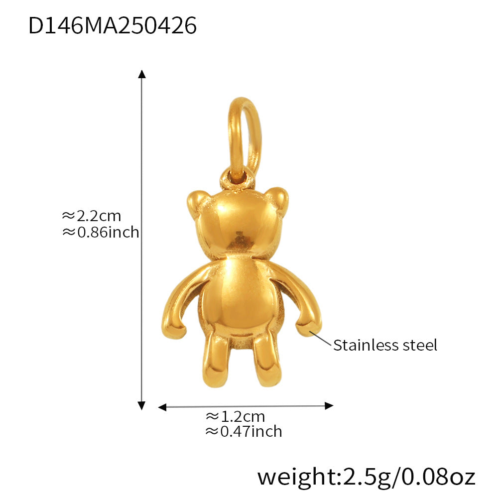 Wholesale Stainless Steel Fashion Love Bow Multi-element Bracelet