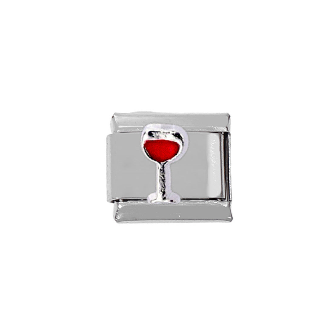 Wholesale Hamburger Coffee Stainless Steel DIY Charm Module For Bracelet Necklace Making Craft Supply