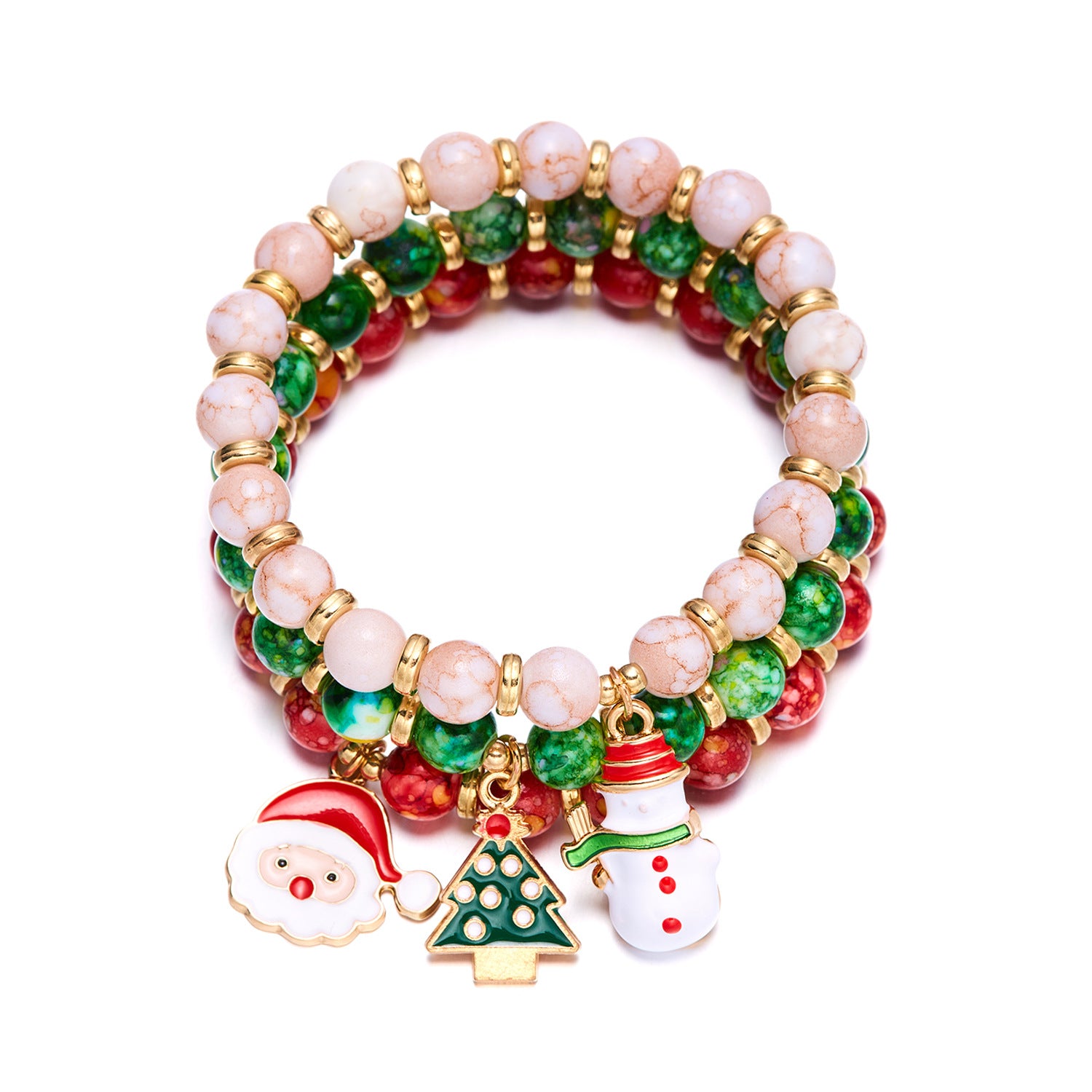 Wholesale Christmas three-piece bracelet set