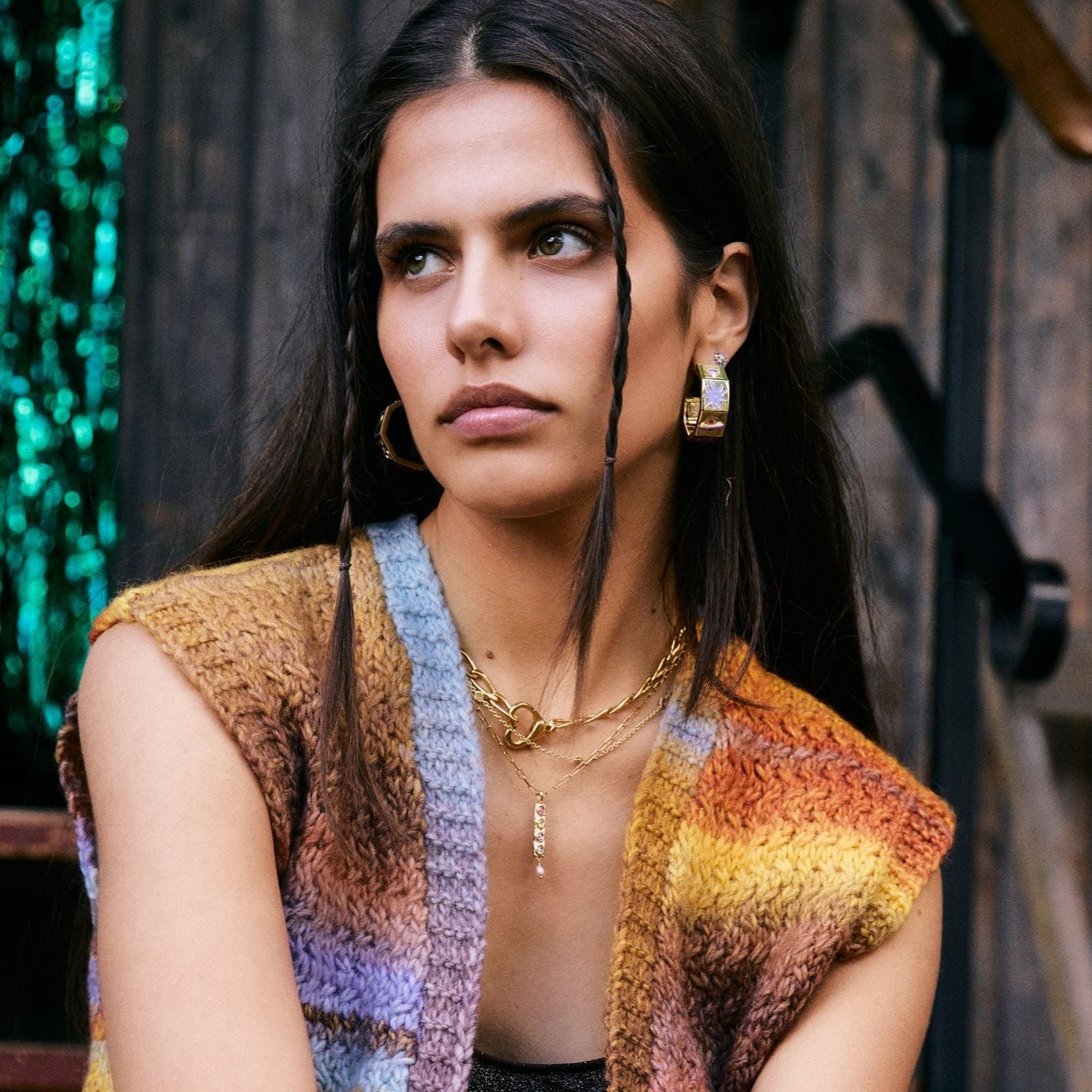 Wholesale  Valentine's Day Love Lock Necklace Stainless Steel Love Pendant Open Buckle Base Chain