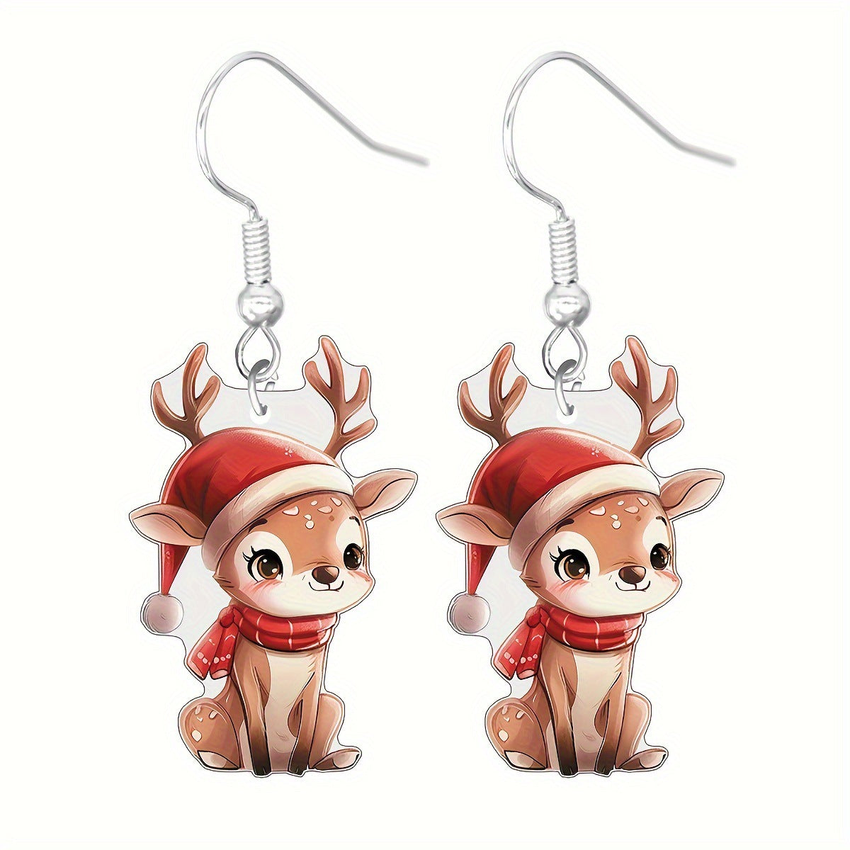 Wholesale  Christmas Cartoon  Cute Acrylic Pendant  Gingerbread Earrings