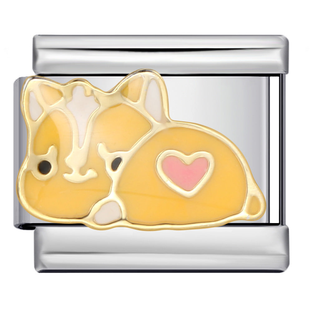 Großhandel 5pcs Italienisches Charmalme Armband 9mm DIY Spleiß