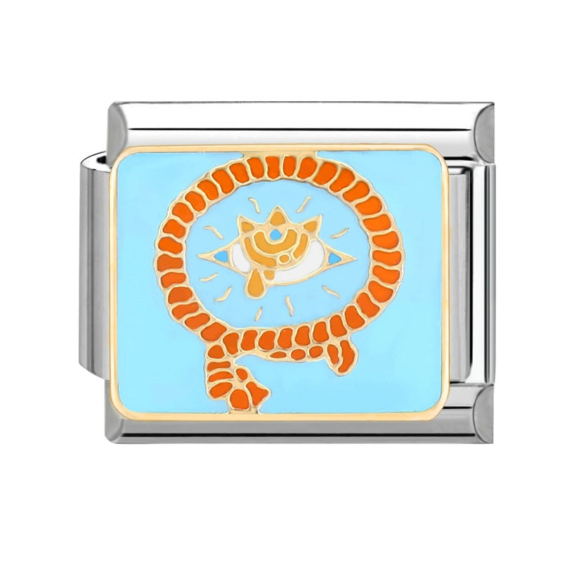 Großhandel italienisches Charmearmband 9mm DIY Spleißen süßer kreativer Anhänger Titanium Stahl komponierbares Armband